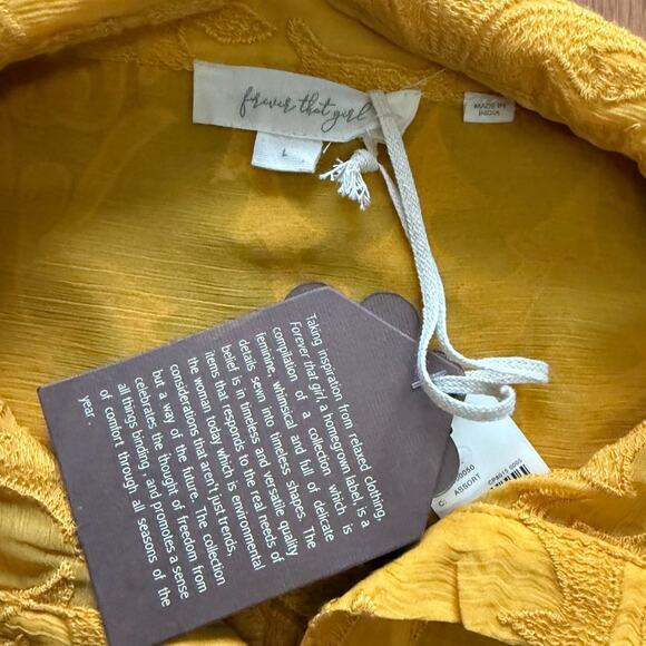 New Anthropologie Forever that Girl, Button Down Blouse - Picture 2 of 4